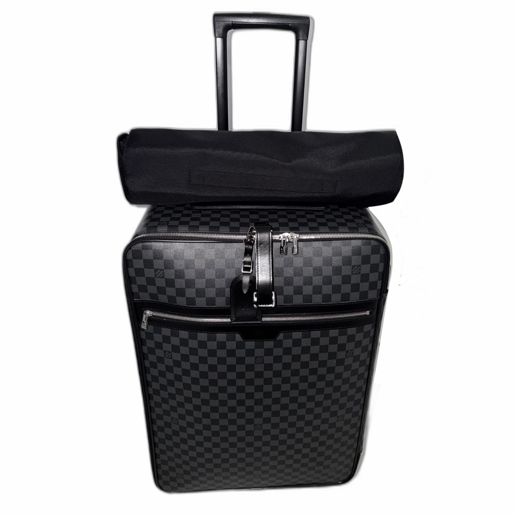 Louis Vuitton Pegase Graphite Ebene Travel Bag Luggage Mint